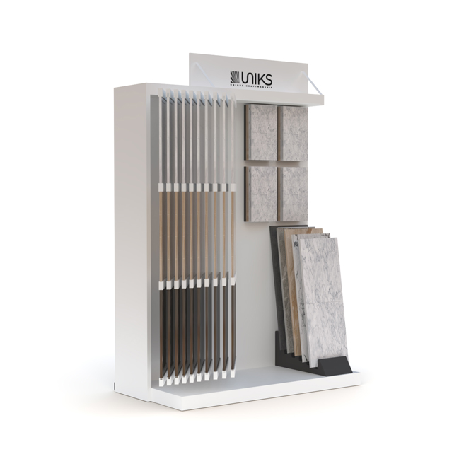 Door frame tile rack