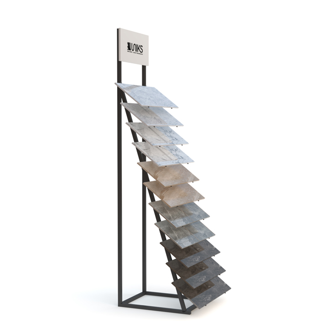 Tower tile rack